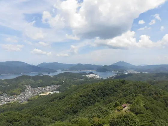 展望室から