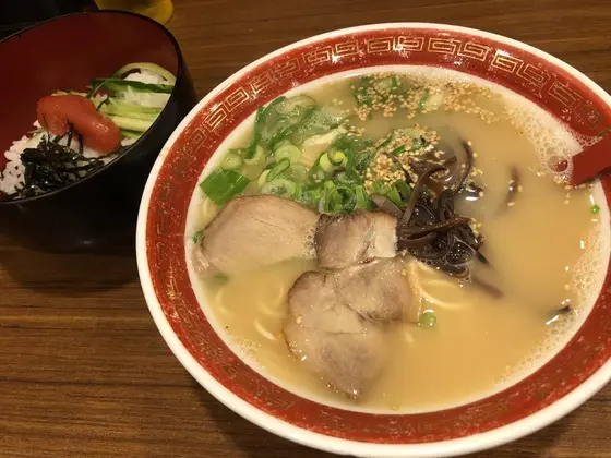 明太丼とのセット