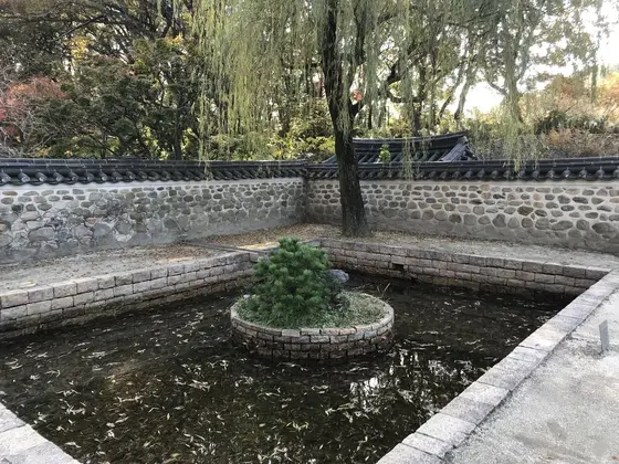 石組みの池