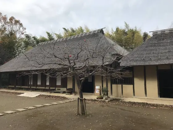 茅葺き屋根と