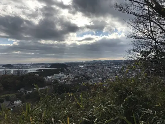 横須賀方面を望む
