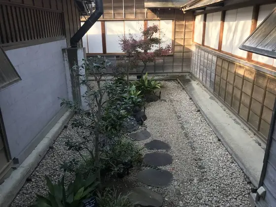 中庭が美しい