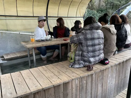 足湯席