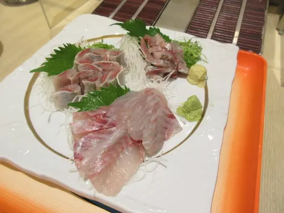 地魚３点盛り