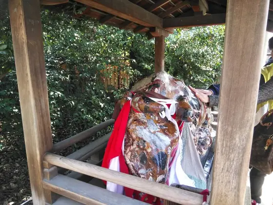 なで牛さん