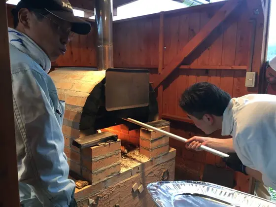 ピザ窯も借りられます