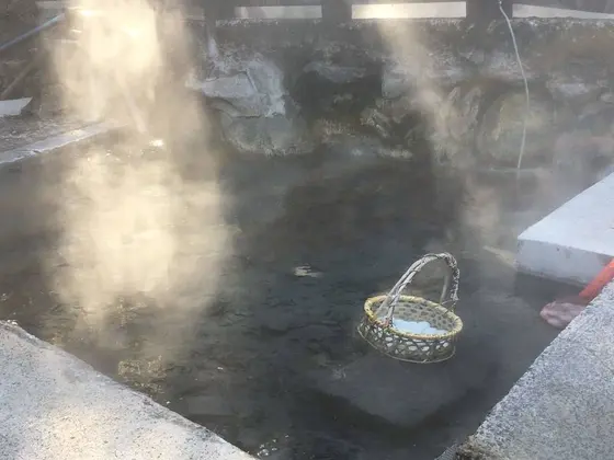 茹でてます。