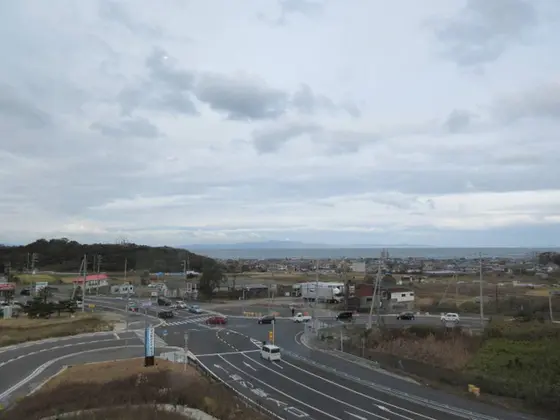 灯台内部は展望台