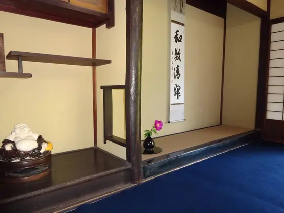 お茶席でお抹茶を…！