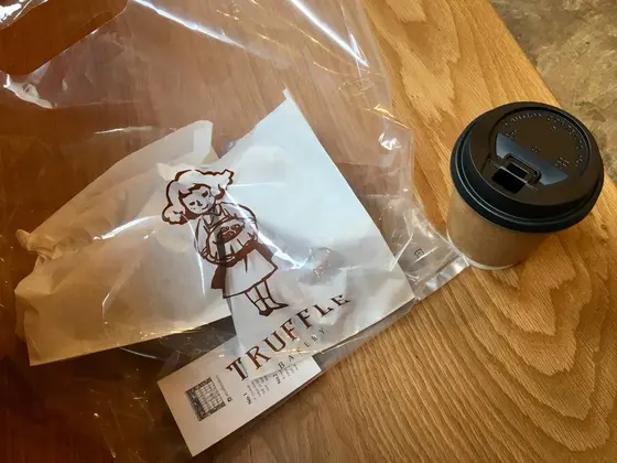 パンと共にコーヒーも