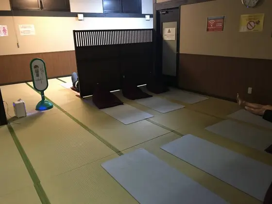 無料休憩室内部