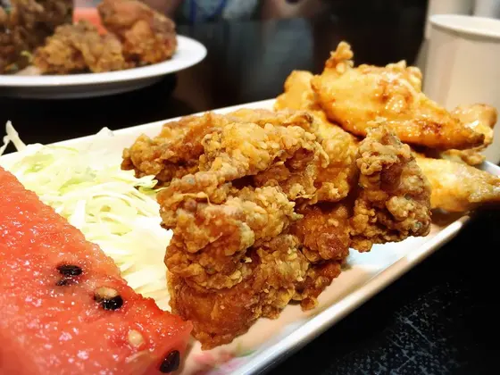 ミックス唐揚げ定食