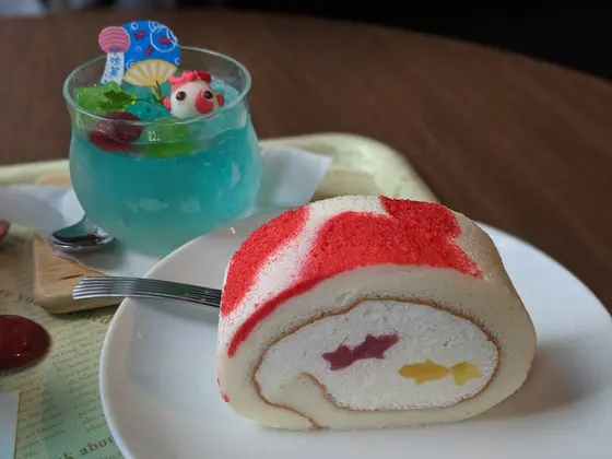可愛いスイーツも！
