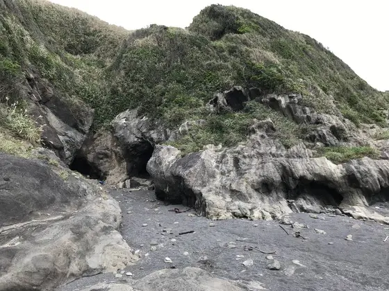海蝕洞も沢山