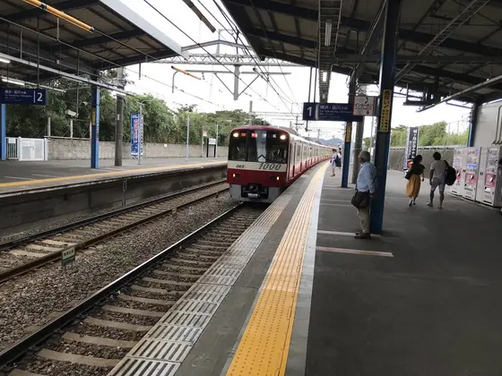 電車、来ちゃいました。