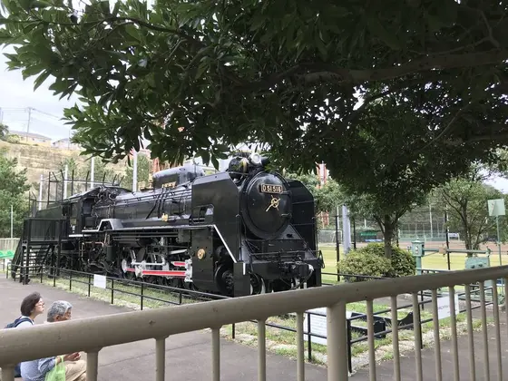 機関車があります。