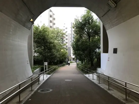 トンネル抜けました。