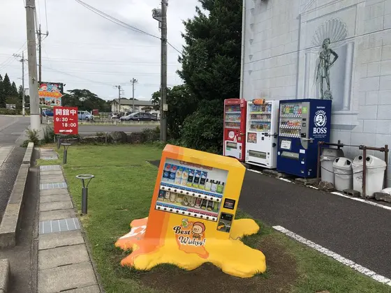 とりっくあーとぴあ ミケランジェロ館 入口脇