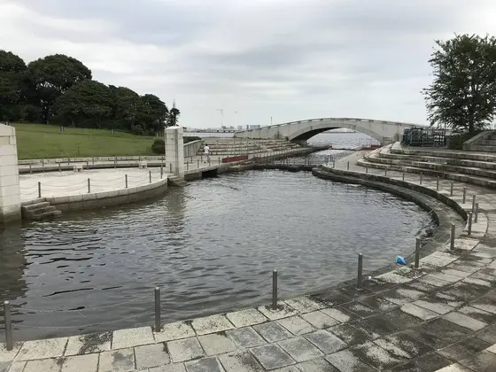潮入りの池