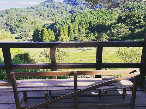 テラスからの眺め！