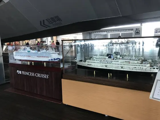 豪華客船の模型いっぱい^_^