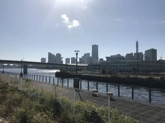 ドックヤード沿いはボードウォーク