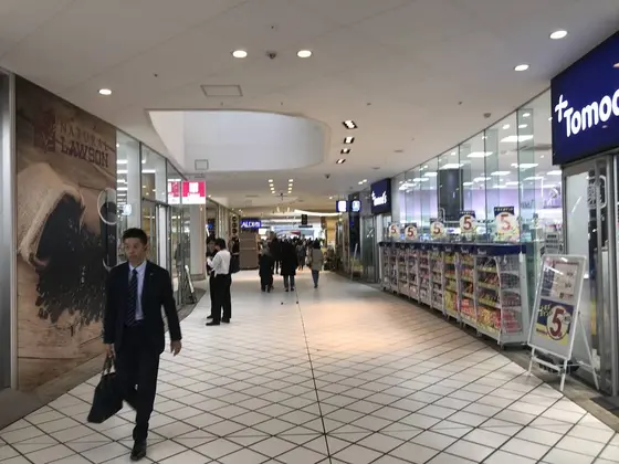 歩行者専用導線も兼ねてます。
