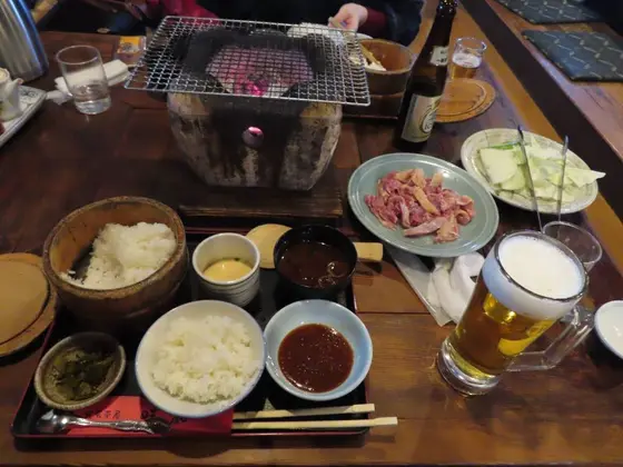 とりの炭焼き定食