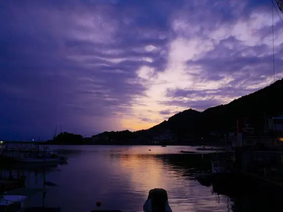 夕暮れ