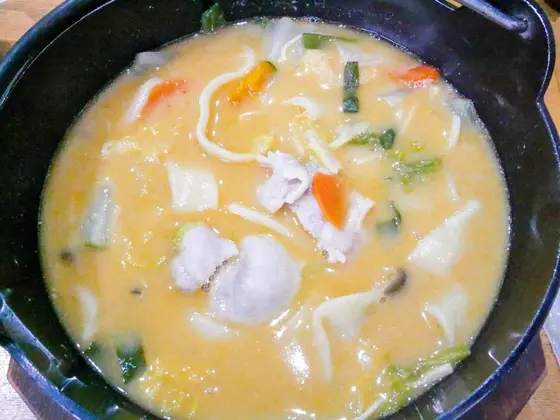 豚キムチほうとう