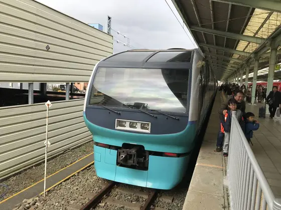 伊豆急下田駅到着