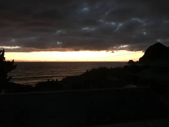 幻想的な光景です。