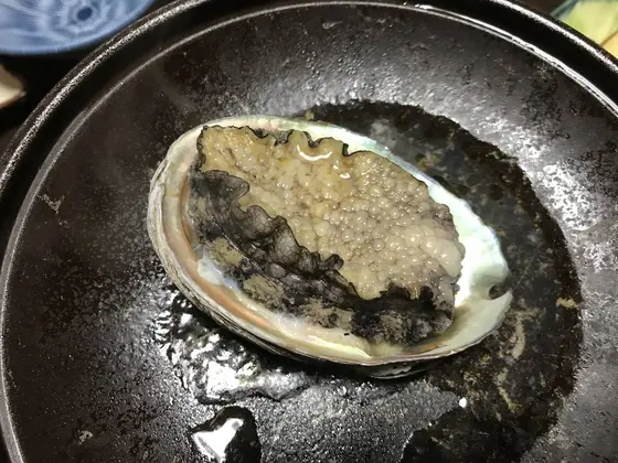デカ鮑、最高です。