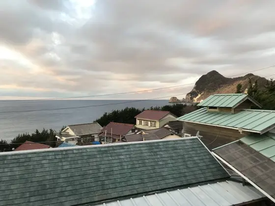 朝になりました。