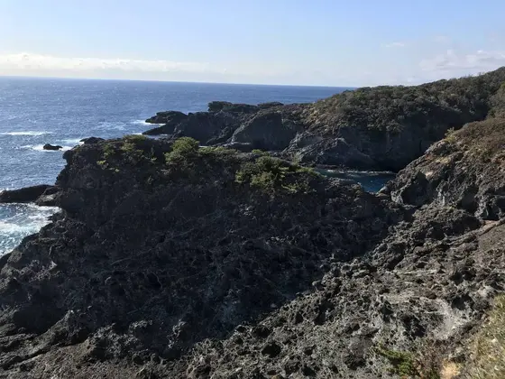 岩の重なりが凄い