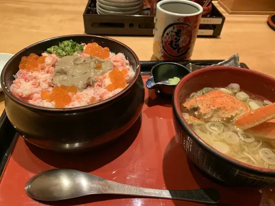 蟹味噌丼
