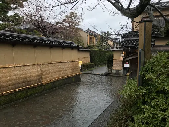 鍵曲の町割り