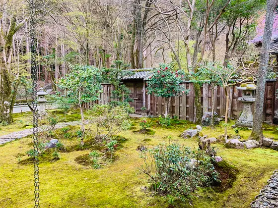 石水院の庭