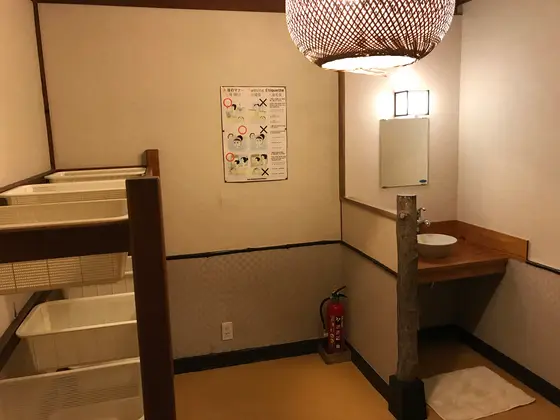 脱衣所内部
