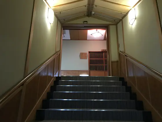 本当に入り組んでいる館内です。