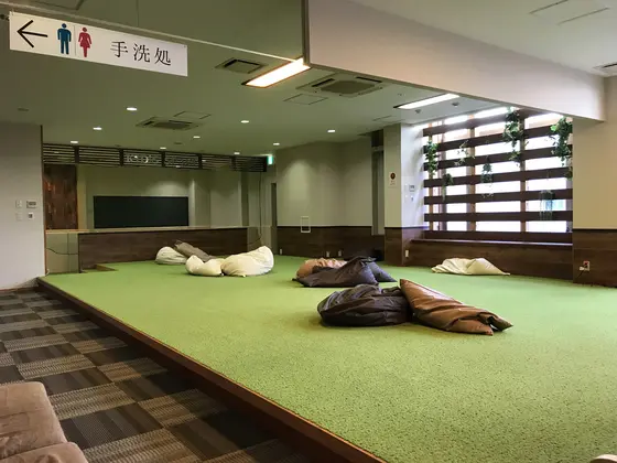 こちら側は休憩スペース