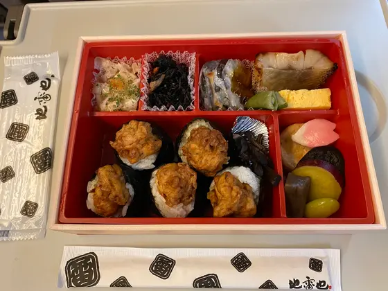 ランチは地雷也の🍙