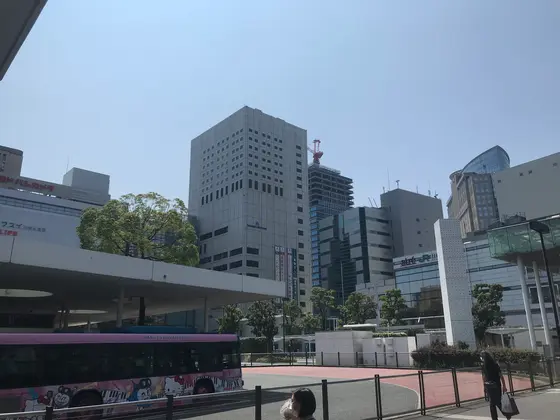 駅前の景色です。