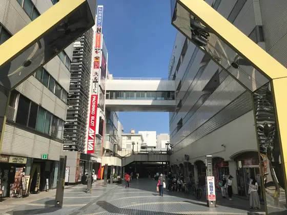西口で一番、賑わう場所。