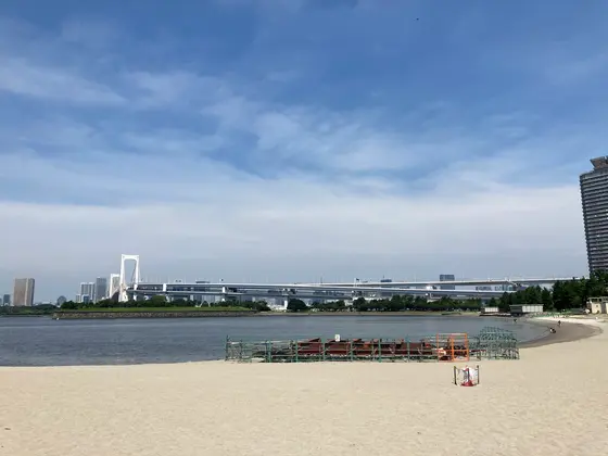 一応砂浜もあります