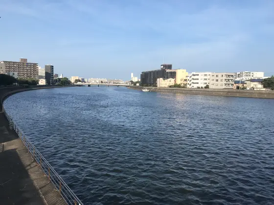 上流側もついでに