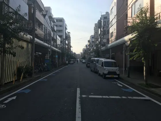 夕暮れ時は最高です。