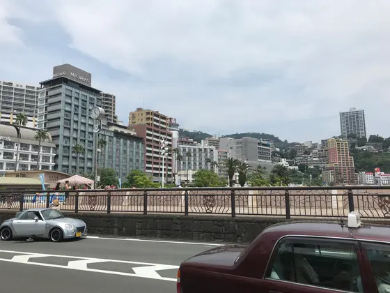 海岸に出ました。