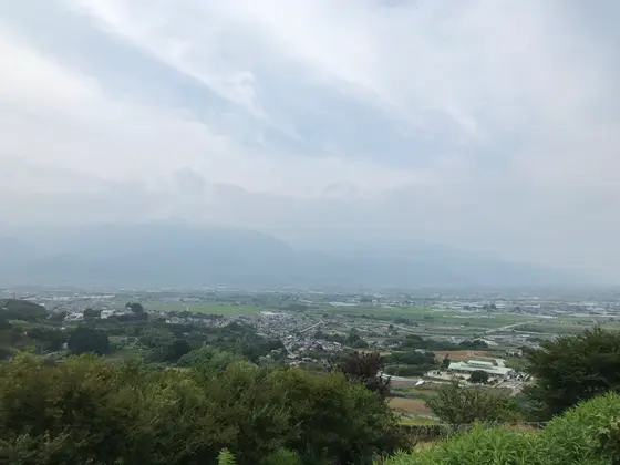 駐車場からの景色