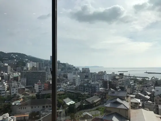 バイキング会場からの眺め